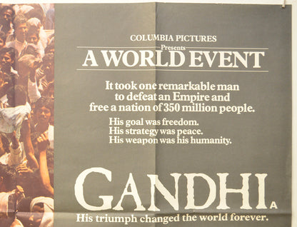 GANDHI (Top Right) Cinema Quad Movie Poster 