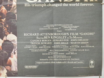 GANDHI (Bottom Right) Cinema Quad Movie Poster 