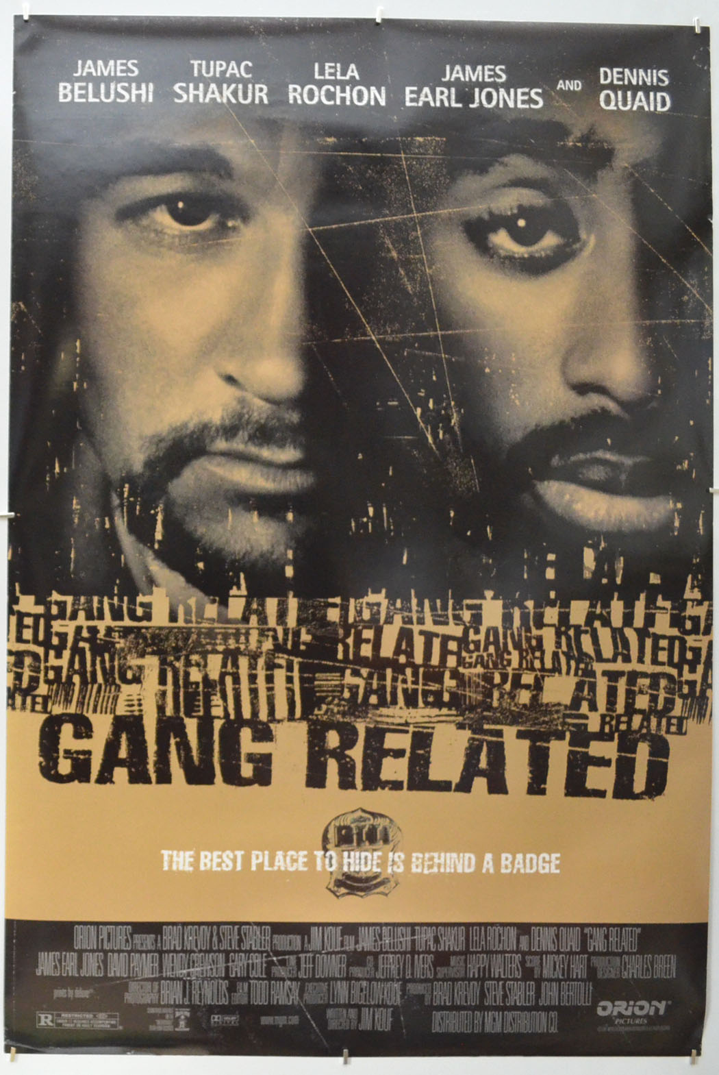 Gang Related  Original One Sheet Poster - Film Poster - Movie Poster