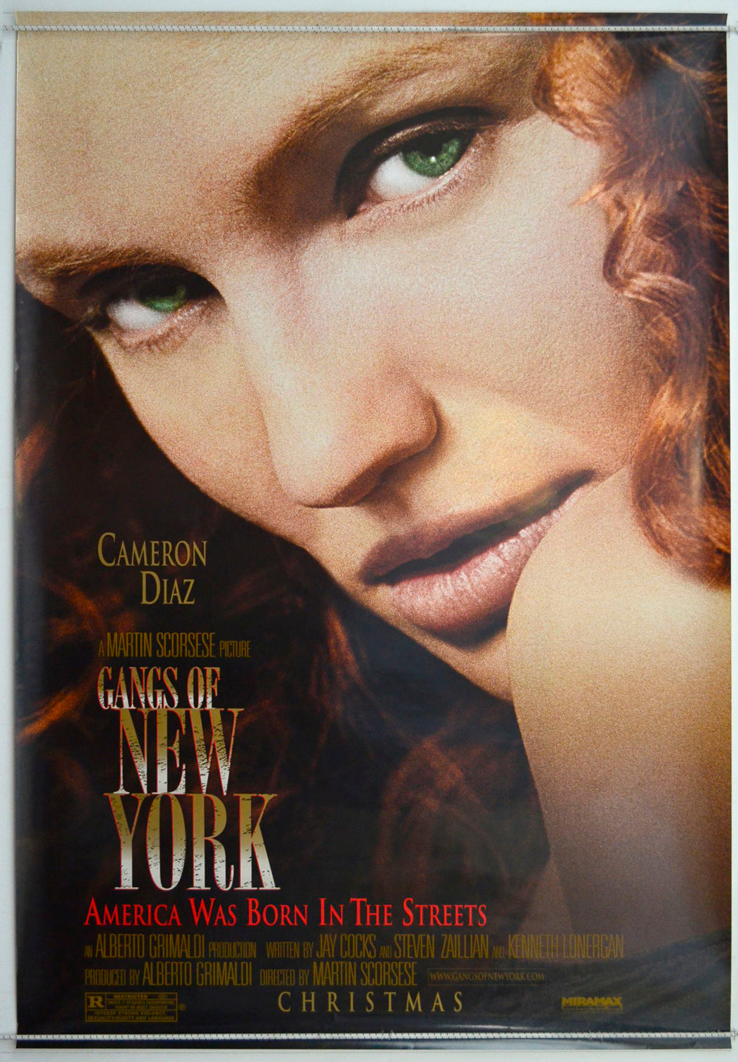 Gangs Of New York  (Cameron Diaz Teaser / Advance Version)   Original One Sheet Poster - Movie Poster