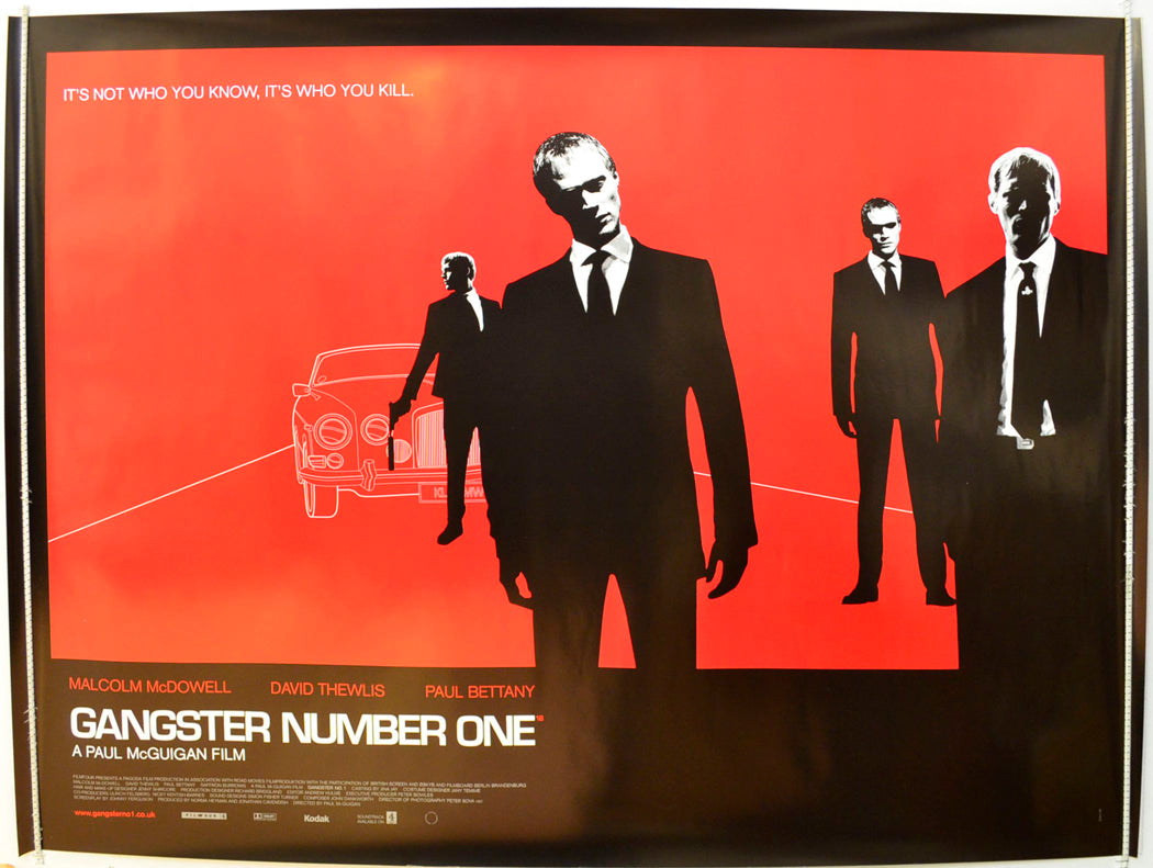 Gangster No. 1   (a.k.a. Gangster Number One) Original British Quad Poster - Film Poster - Movie Poster