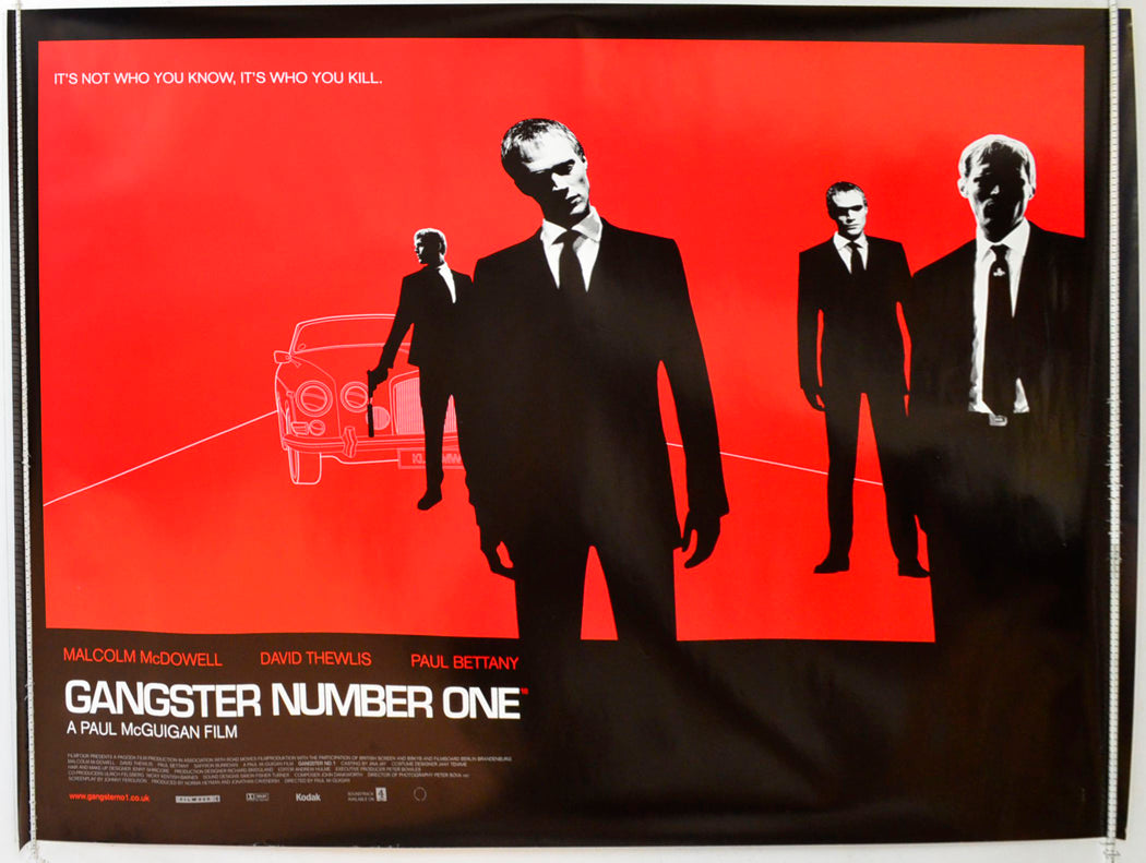 Gangster No. 1   (a.k.a. Gangster Number One) Original British Quad Poster - Film Poster - Movie Poster