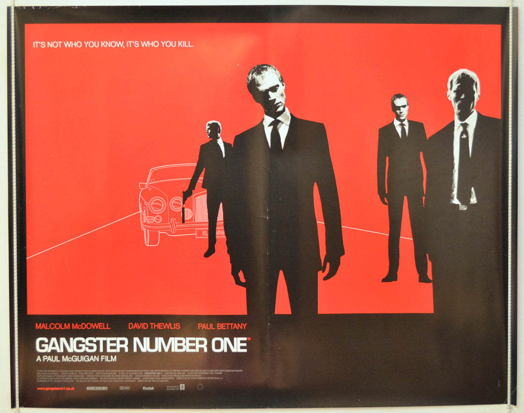 Gangster No. 1  (a.k.a. Gangster Number One)   Original Quad Poster - Film Poster - Movie Poster  