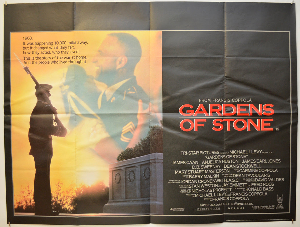 Gardens Of Stone  Original Quad Poster - Film Poster - Movie Poster