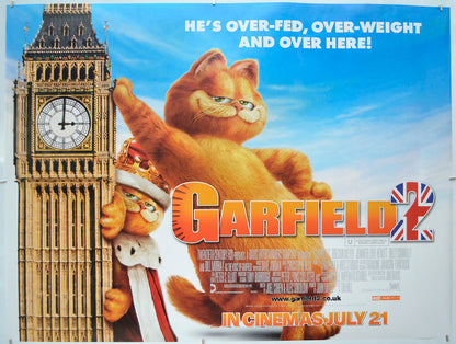 Garfield 2 Original Quad Poster - Film Poster - Movie Poster