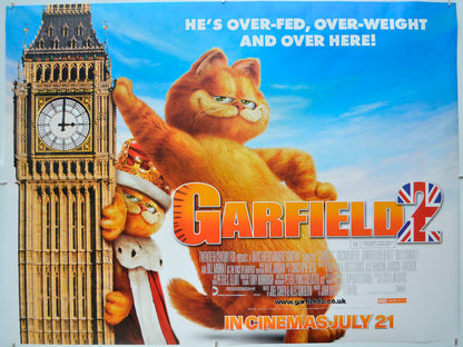 Garfield 2 Original Quad Poster - Film Poster - Movie Poster