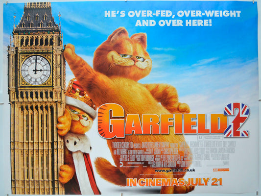 Garfield 2 Original Quad Poster - Film Poster - Movie Poster