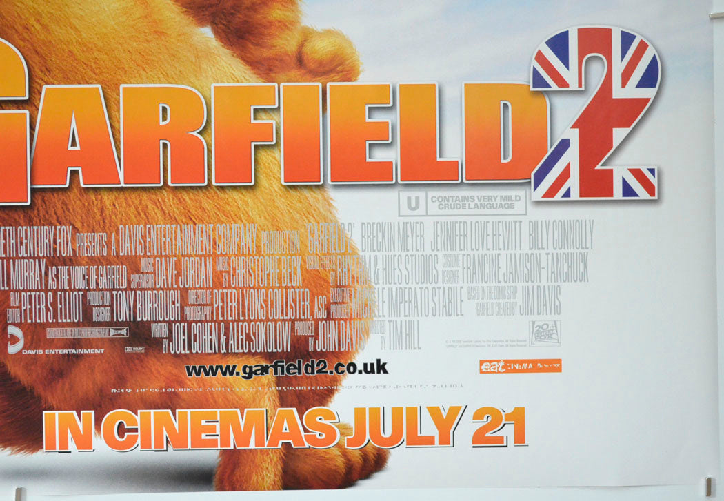 GARFIELD 2 (Bottom Right) Cinema Quad Movie Poster 