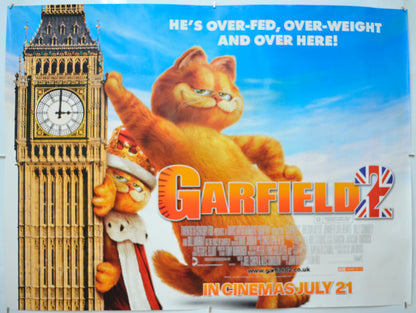 Garfield 2 Original Quad Poster - Film Poster - Movie Poster