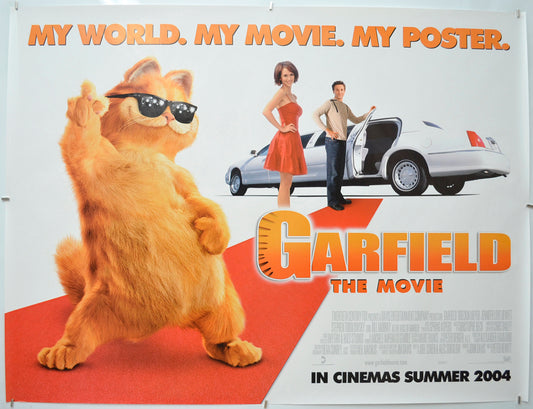 Garfield The Movie Original Quad Poster - Film Poster - Movie Poster