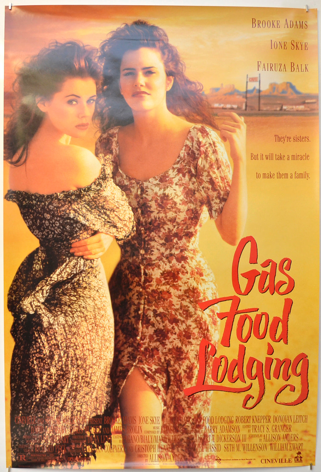 Gas, Food, Lodging Original One Sheet Poster - Film Poster - Movie Poster