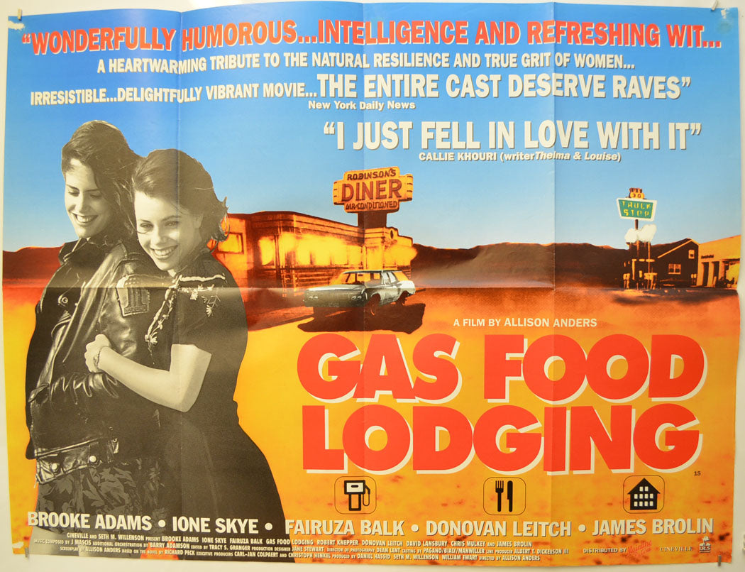 Gas, Food, Lodging  Original Quad Poster - Film Poster - Movie Poster