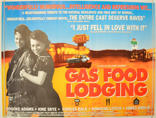 Gas, Food, Lodging  Original Quad Poster - Film Poster - Movie Poster