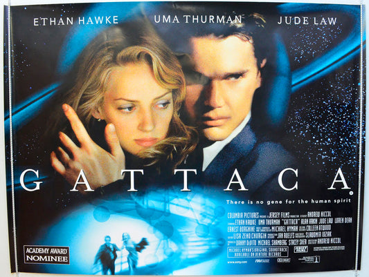 Gattaca Original British Quad Poster - Film Poster - Movie Poster 