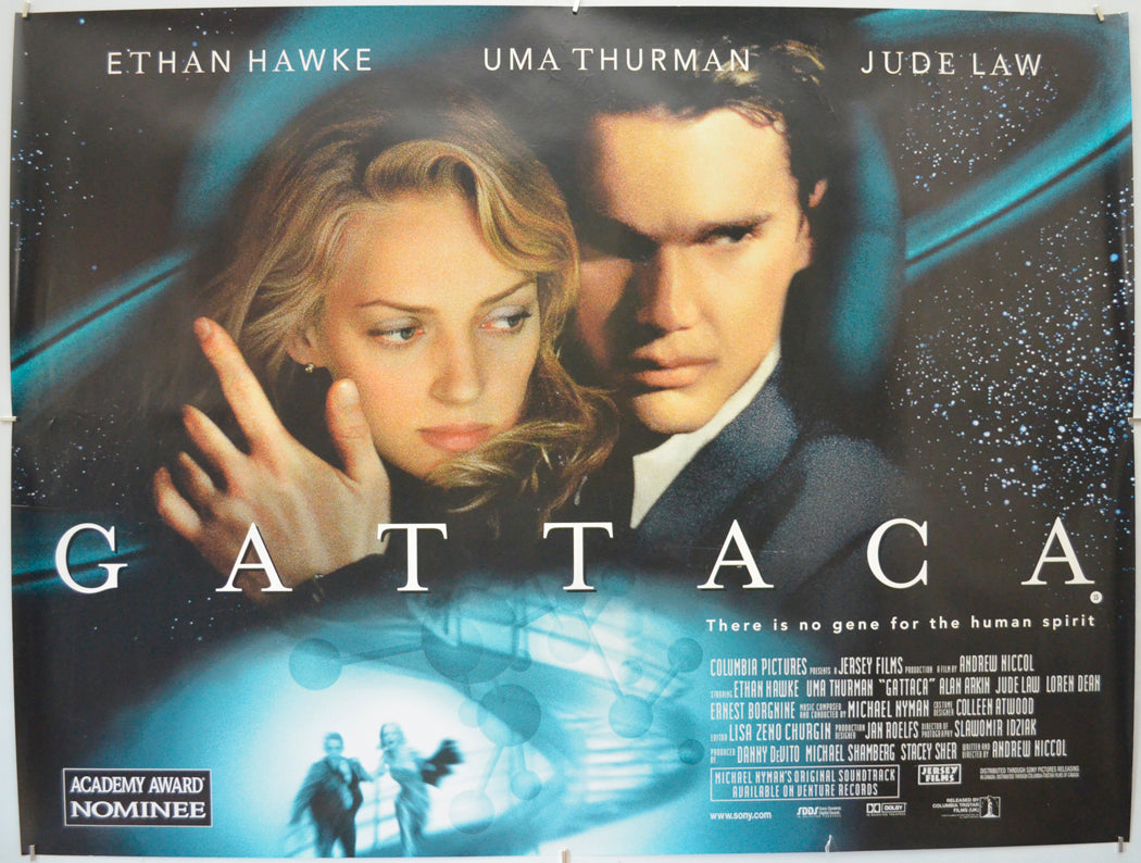 Gattaca - Original Quad Poster - Film Poster - Movie Poster