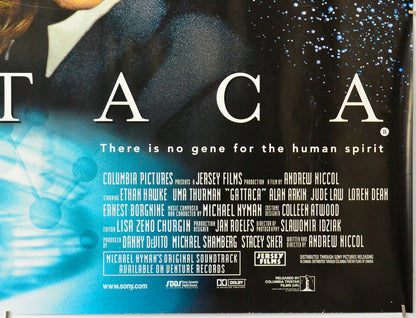 Gattaca (Bottom Right) Cinema Quad Movie Poster 