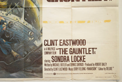 THE GAUNTLET (Bottom Right) Cinema Quad Movie Poster 