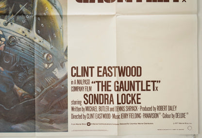 THE GAUNTLET (Bottom Right) Cinema Quad Movie Poster 