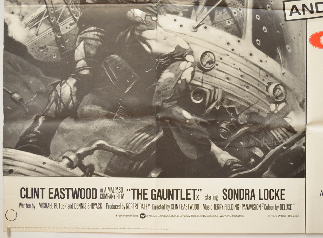 THE GAUNTLET / THE OUTLAW JOSEY WALES (Bottom Left) Cinema Quad Movie Poster 