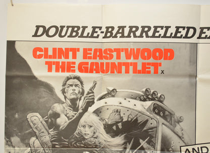 THE GAUNTLET / THE OUTLAW JOSEY WALES (Top Left) Cinema Quad Movie Poster 