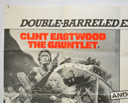 THE GAUNTLET / THE OUTLAW JOSEY WALES (Top Left) Cinema Quad Movie Poster 