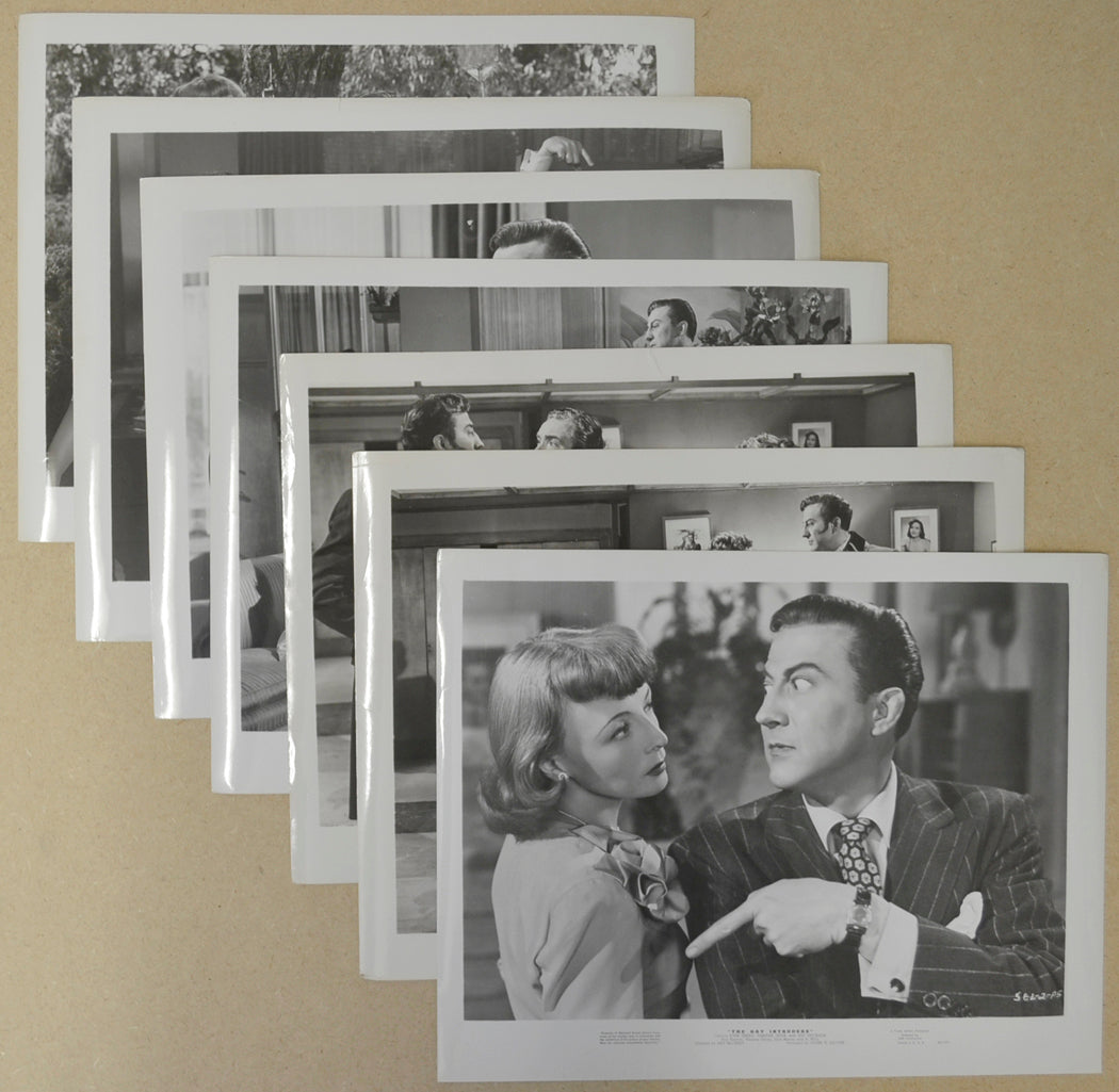 The Gay Intruders  (Set A) 7 Original Black and White Press Stills (Photographs) 