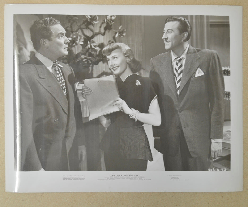 THE GAY INTRUDERS (Still 4) Cinema Black and White Press Stills 