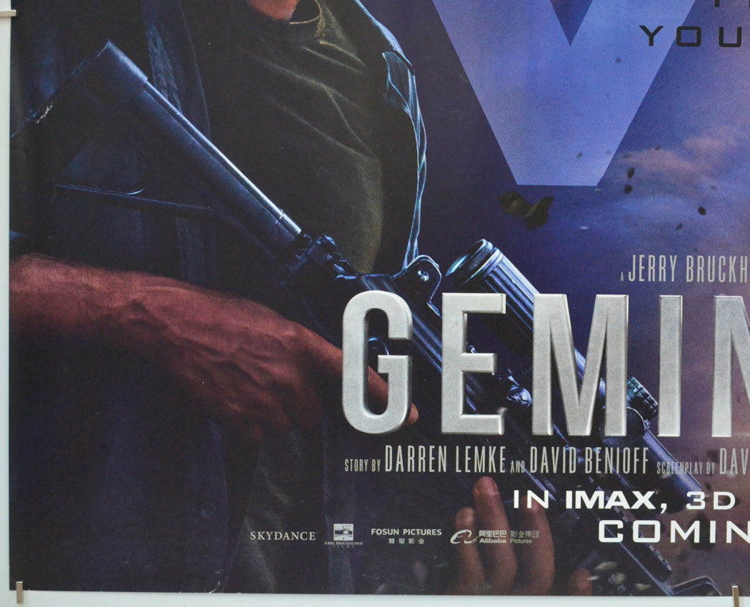 GEMINI MAN (Bottom Left) Cinema Quad Movie Poster 