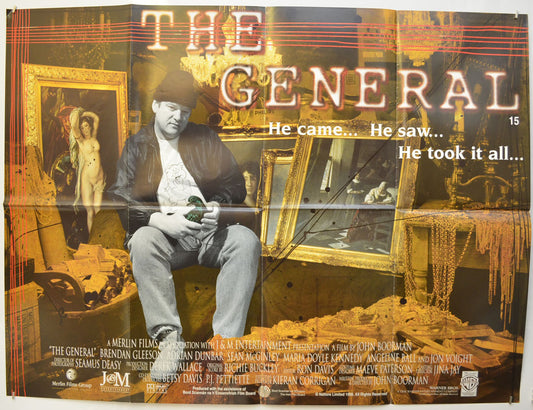 The General  Original Quad Poster - Film Poster - Movie Poster