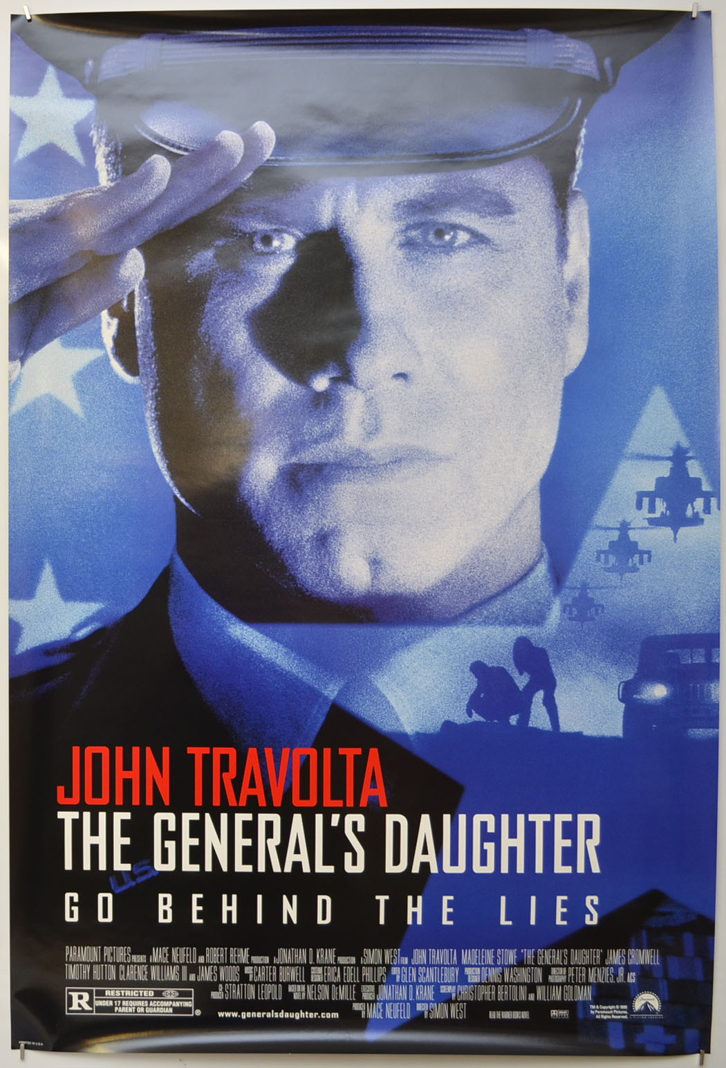 The General's Daughter (Style A) Original One Sheet Poster - Film Poster - Movie Poster