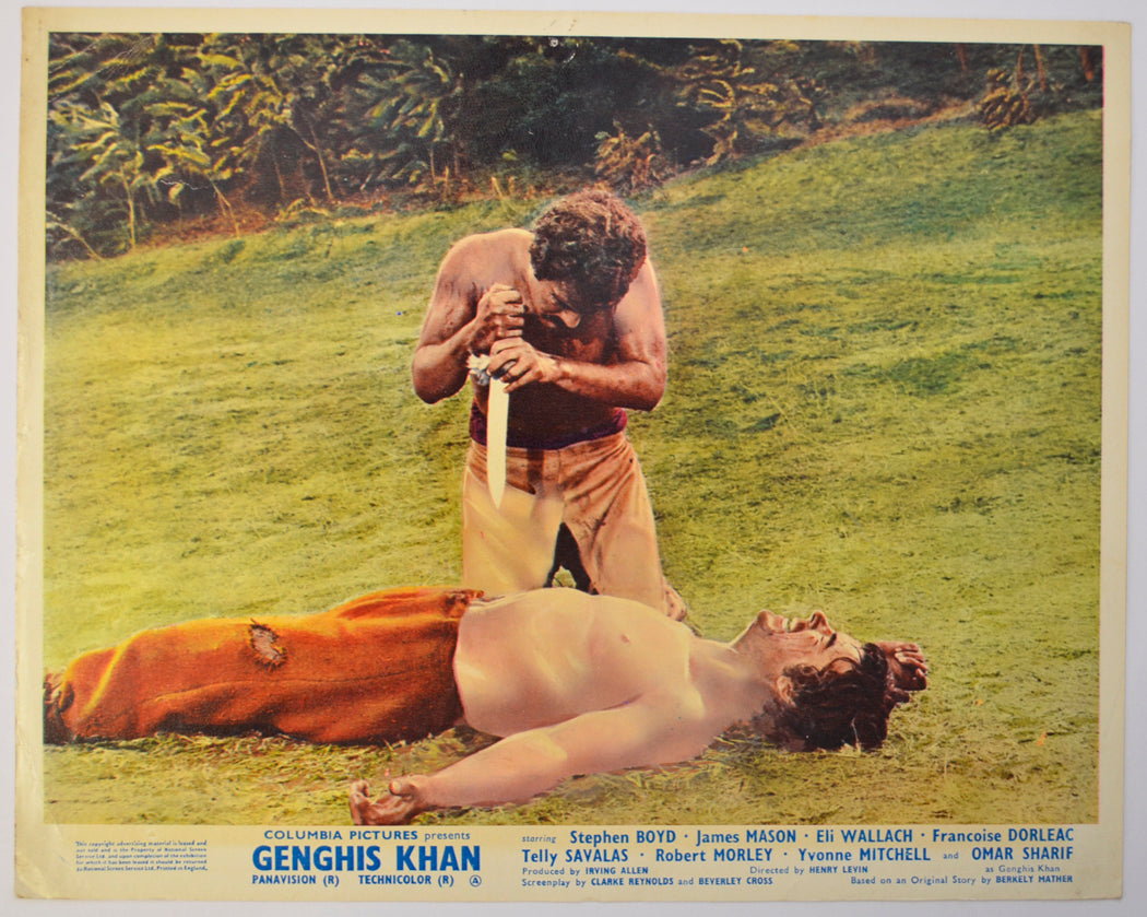 GENGHIS KHAN (Card 5) Cinema Colour FOH Stills / Lobby Cards 