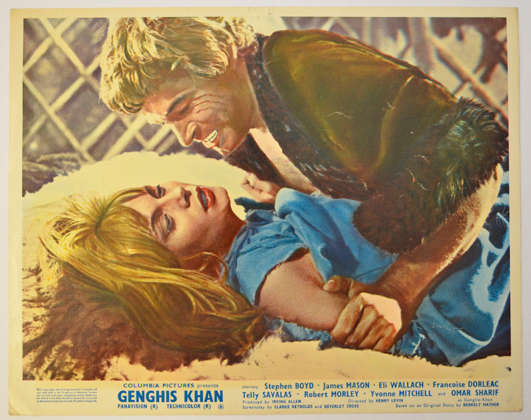 GENGHIS KHAN (Card 6) Cinema Colour FOH Stills / Lobby Cards 