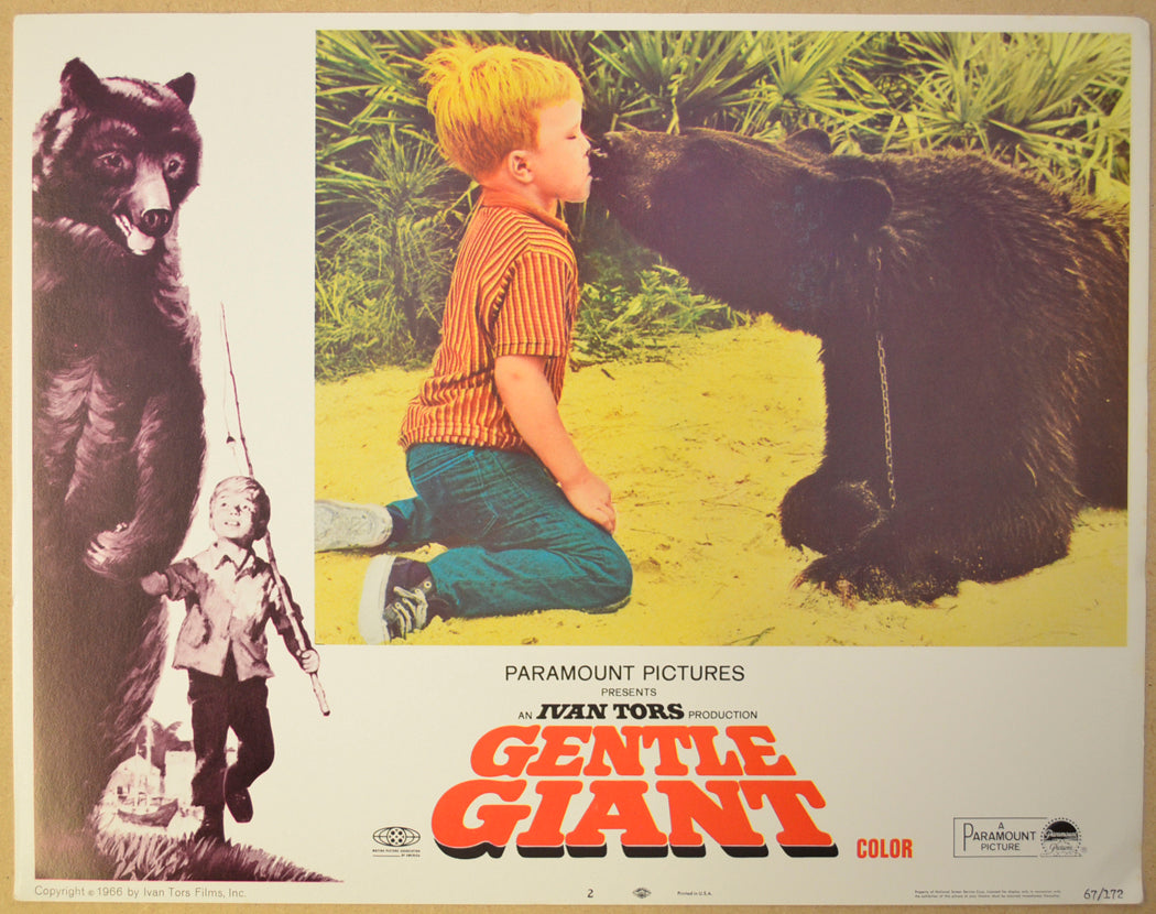 GENTLE GIANT (Card 2) Cinema Lobby Card Set 