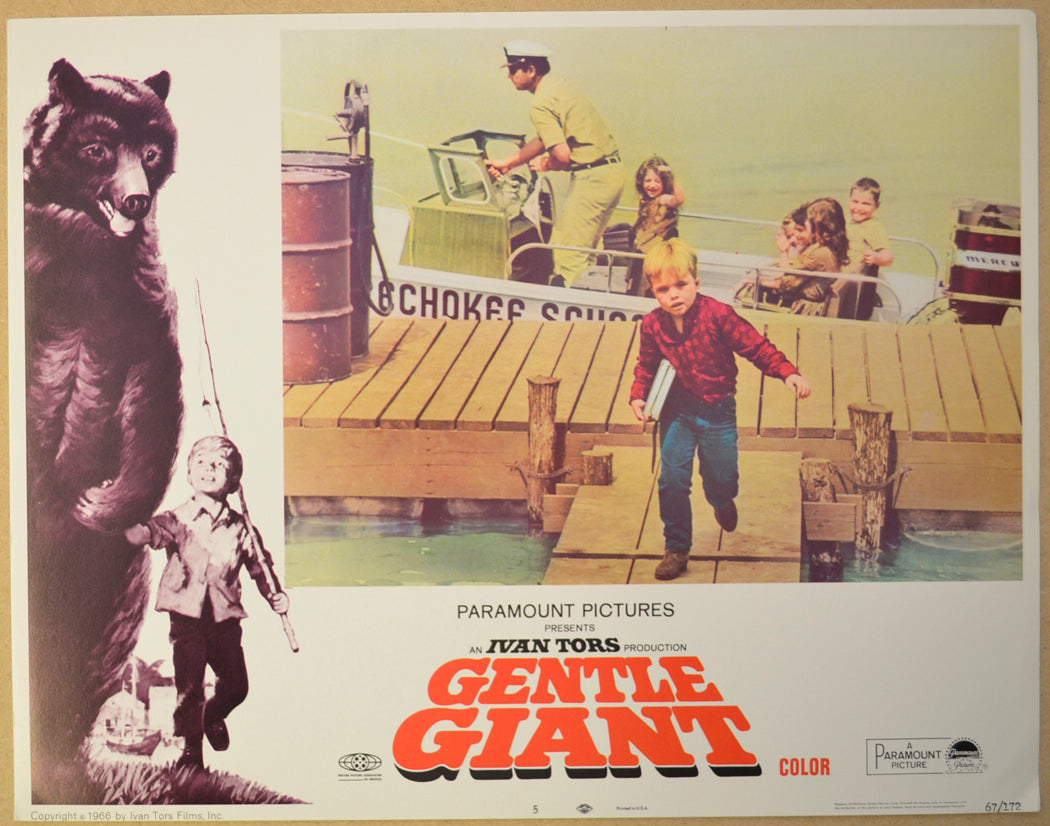 GENTLE GIANT (Card 5) Cinema Lobby Card Set 