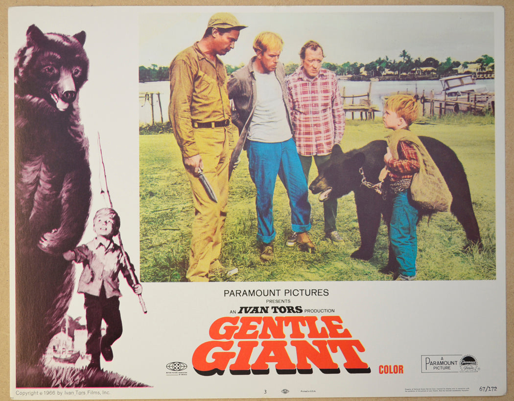 GENTLE GIANT (Card 3) Cinema Lobby Card Set 