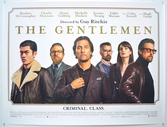 The Gentlemen Original Quad Poster - Film Poster - Movie Poster