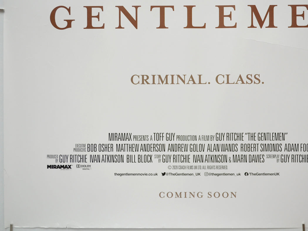 THE GENTLEMEN (Bottom Left) Cinema Quad Movie Poster 