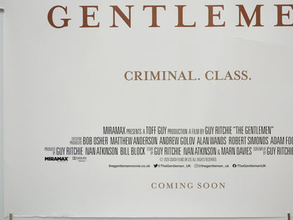 THE GENTLEMEN (Bottom Left) Cinema Quad Movie Poster 