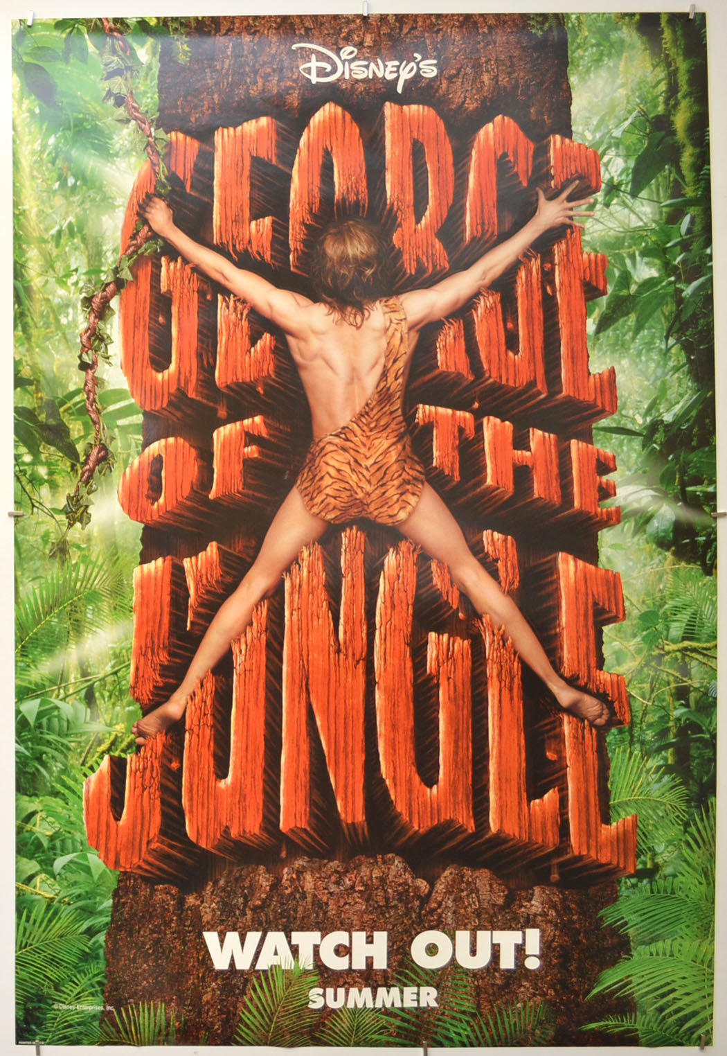 George Of The Jungle (Teaser / Advance Version) Original One Sheet Poster - Film Poster - Movie Poster