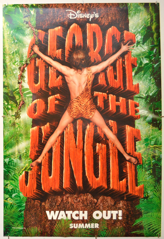 George Of The Jungle (Teaser / Advance Version) Original One Sheet Poster - Film Poster - Movie Poster