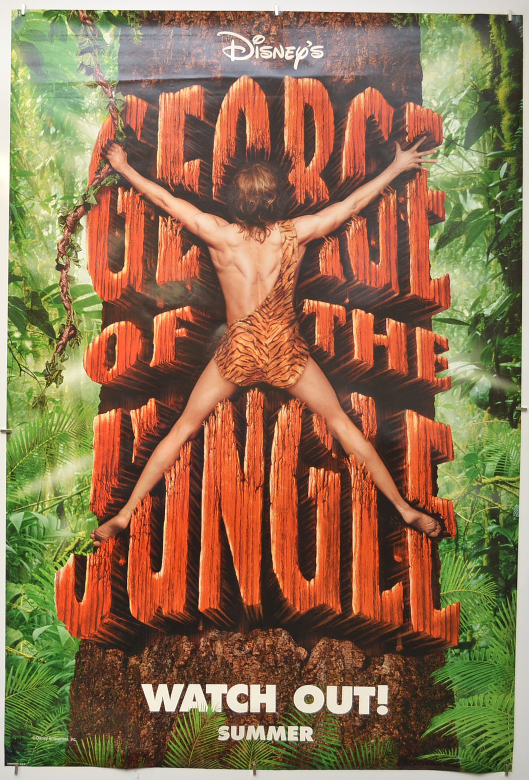 George Of The Jungle (Teaser / Advance Version) Original One Sheet Poster - Film Poster - Movie Poster