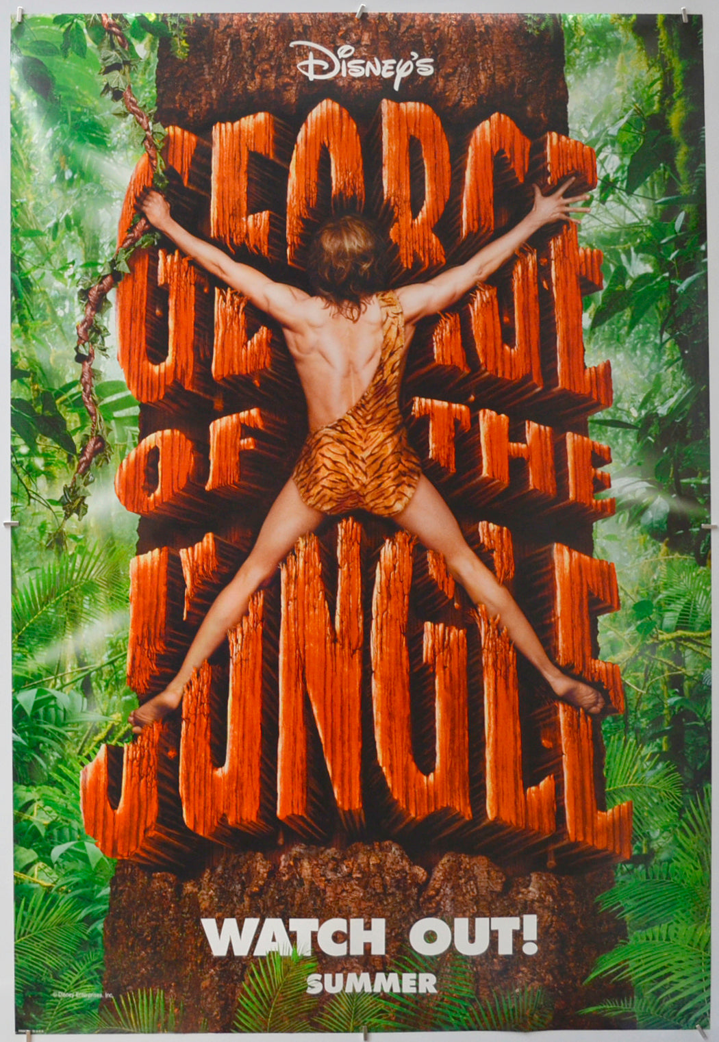 George Of The Jungle (Teaser / Advance Version)  Original One Sheet Poster - Film Poster - Movie Poster