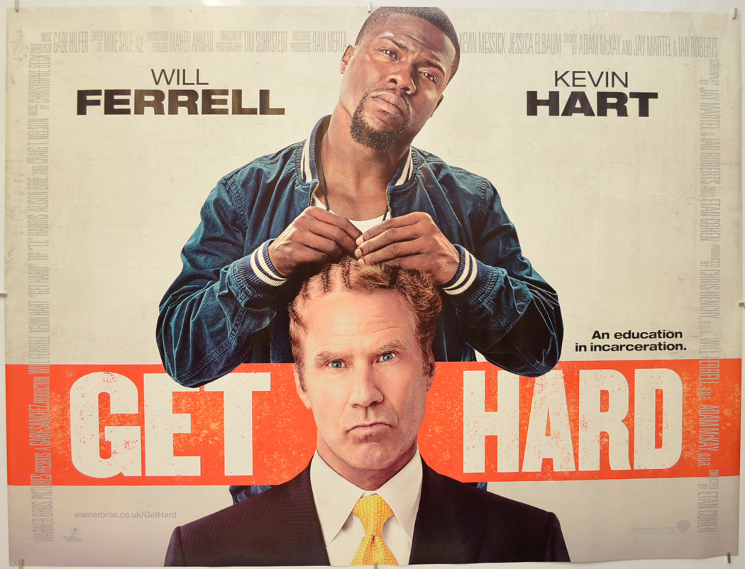 Get Hard  Original Quad Poster - Film Poster - Movie Poster