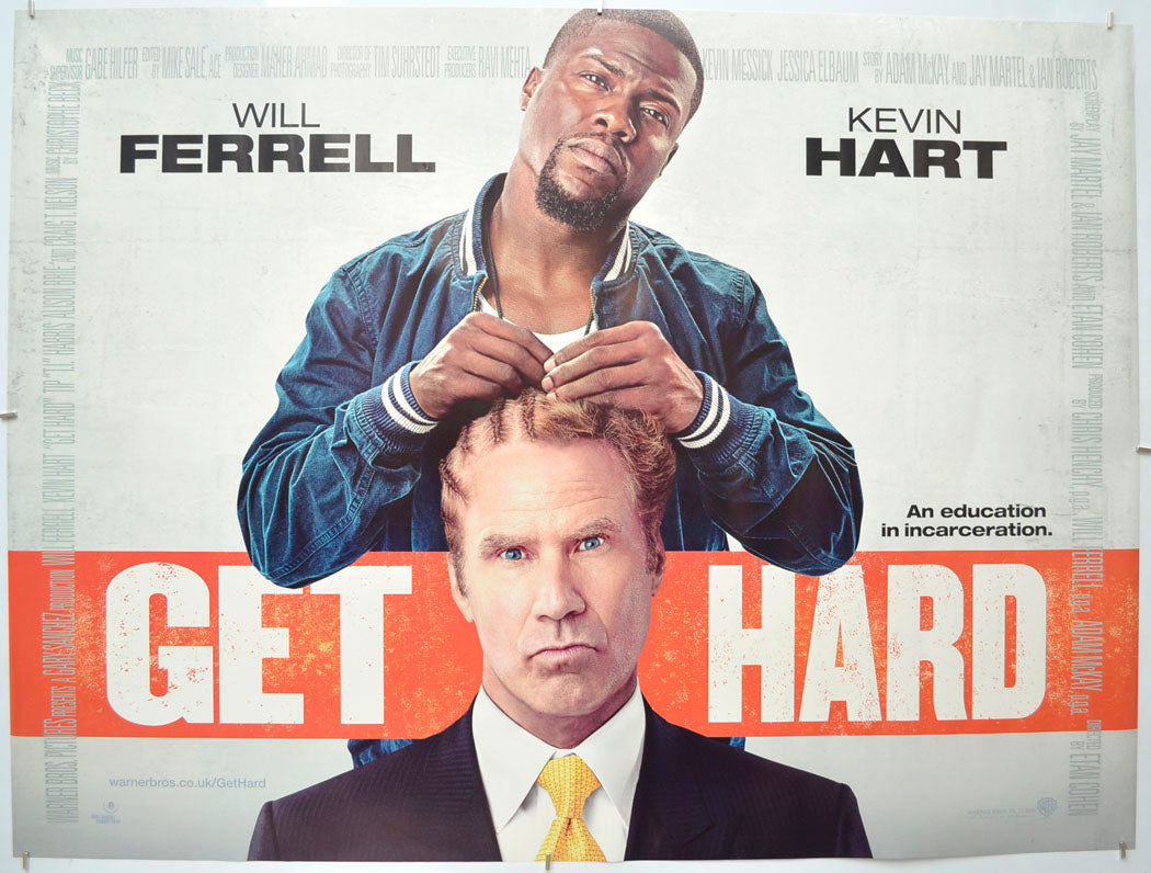 Get Hard  Original Quad Poster - Film Poster - Movie Poster