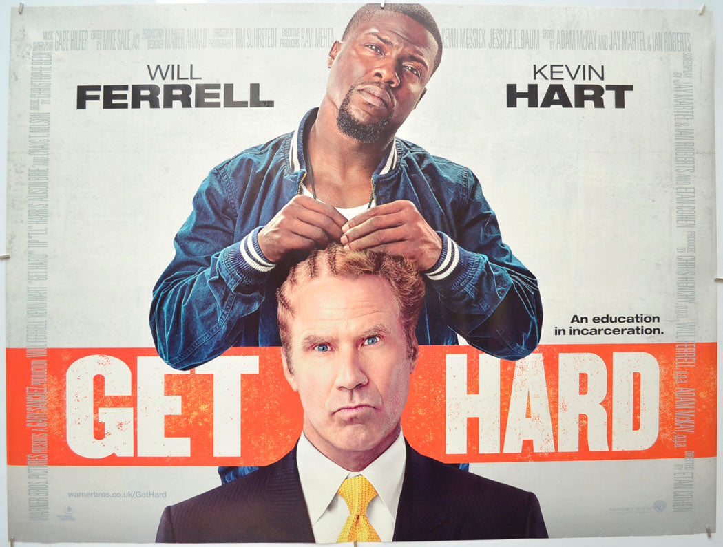 Get Hard  Original Quad Poster - Film Poster - Movie Poster