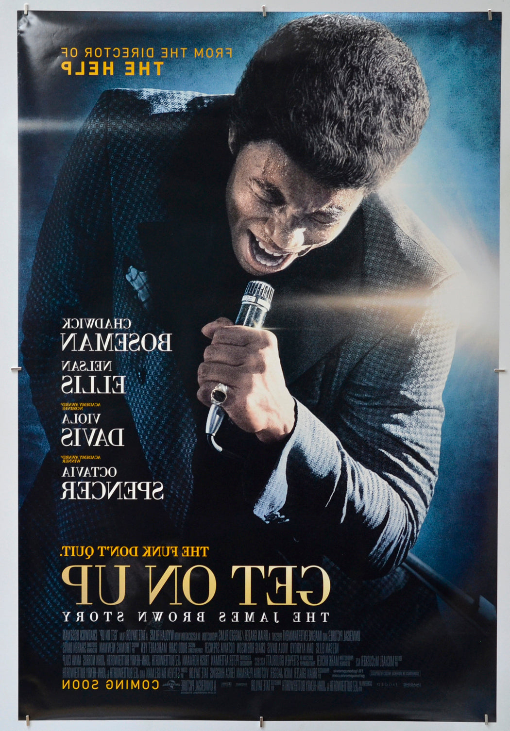 Get On Up (Back) Cinema One Sheet Movie Poster 