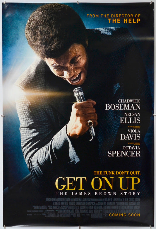 Get On Up - Original One Sheet Poster - Film Poster - Movie Poster 