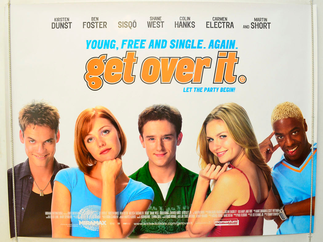 Get Over It  Original British Quad Poster - Film Poster - Movie Poster