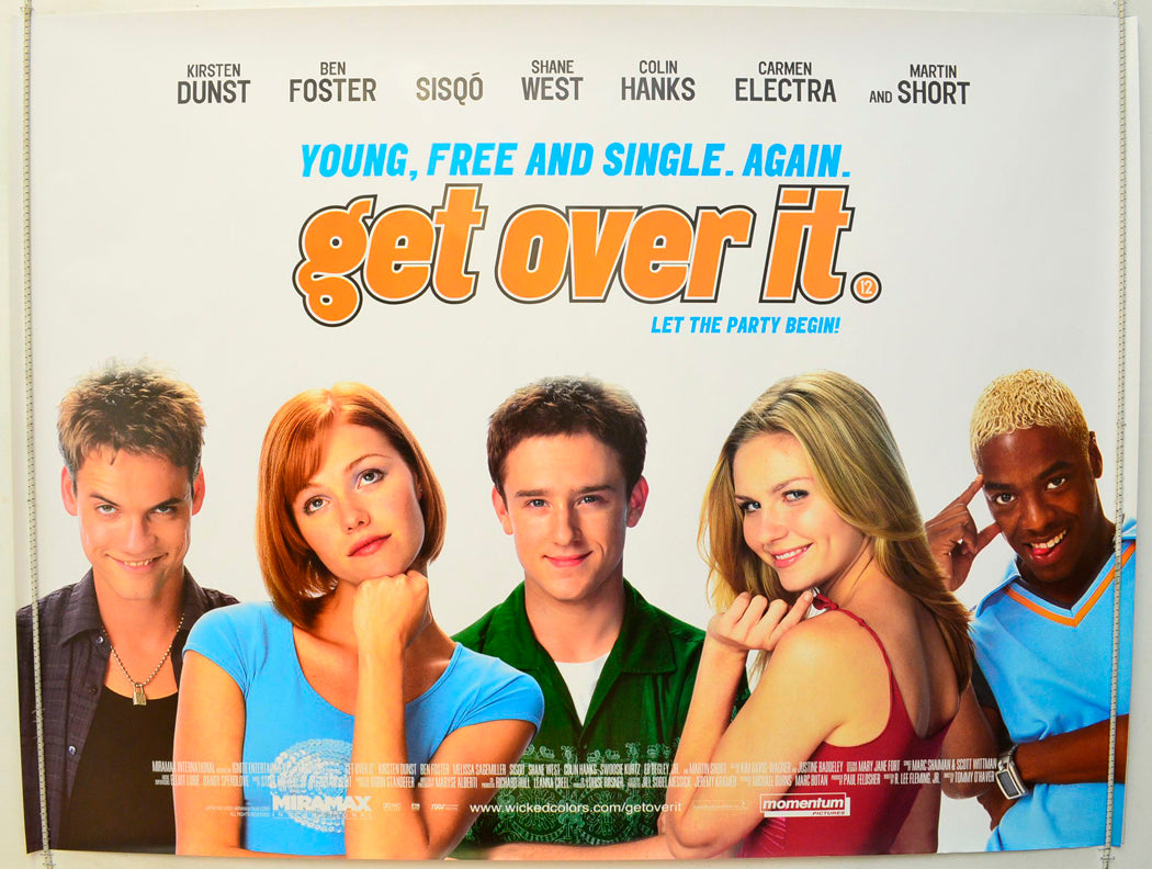 Get Over It  Original British Quad Poster - Film Poster - Movie Poster