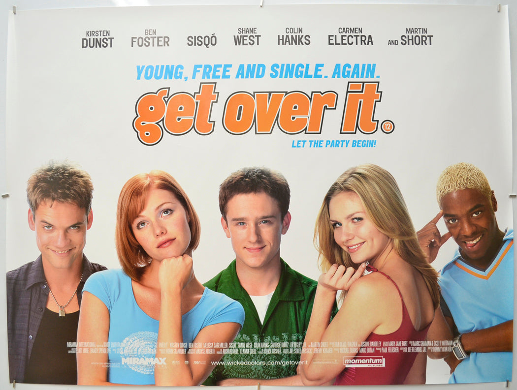 Get Over It - Original Quad Poster - Film Poster - Movie Poster